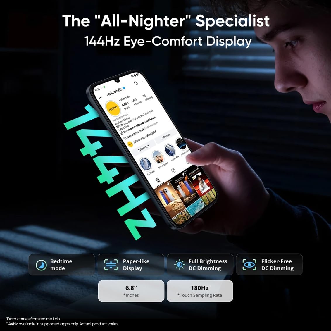 Realme P4 Lite 5G 4GB 64GB Blue thumbnail 3