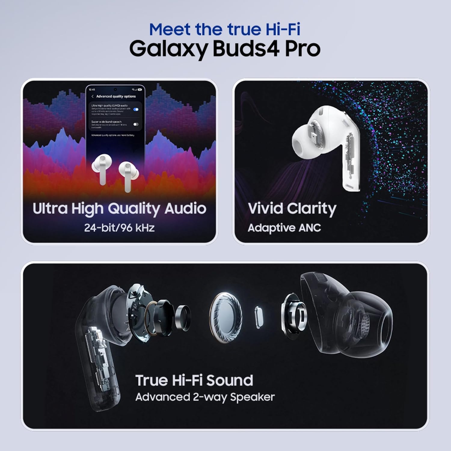 Samsung Buds 4 Pro SM-R640 White thumbnail 4