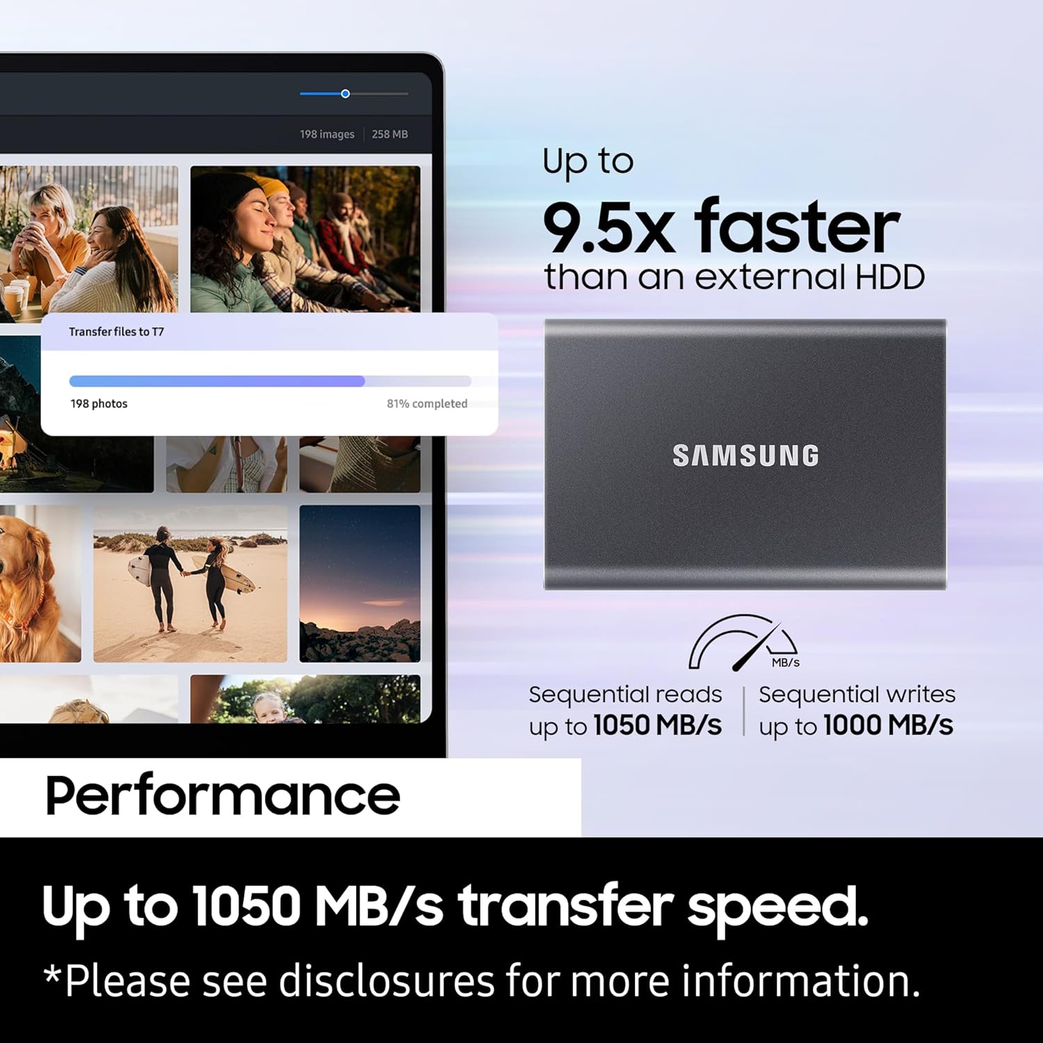 Samsung T7 Shield 2TB Portable SSD thumbnail 4
