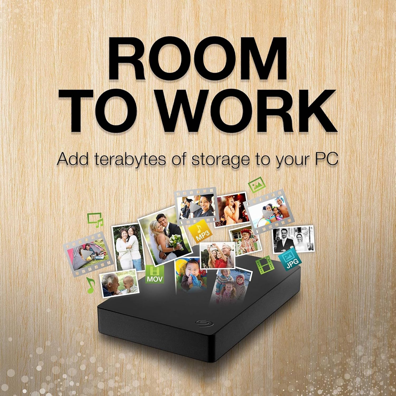 Seagate Basic Portable 1TB External HDD thumbnail 4